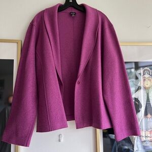 Eileen Fisher Boiled Wool Blazer